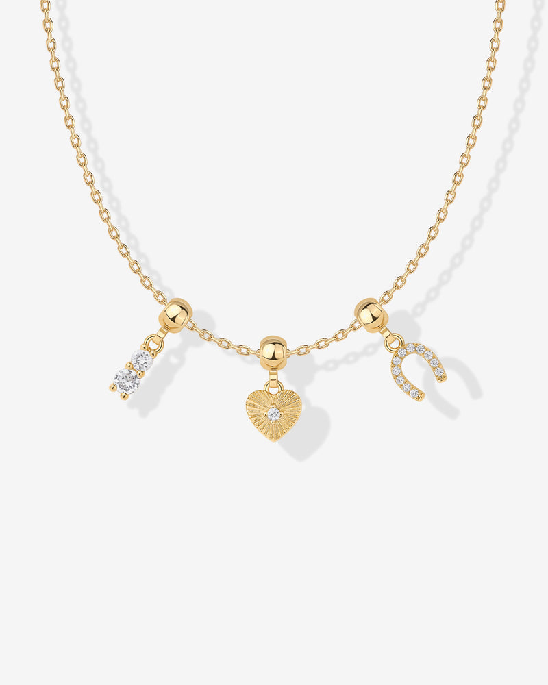 #Variant_Yellow Gold / Whimsy Horseshoe Charm