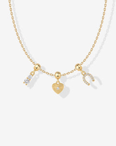 #Variant_Yellow Gold / Whimsy Horseshoe Charm