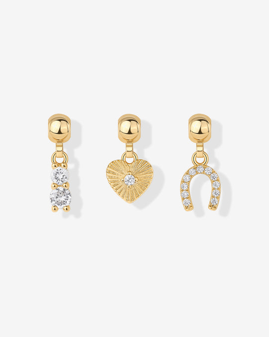 #Variant_Yellow Gold / Whimsy Horseshoe Charm