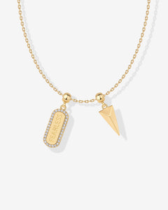 #Variant_Yellow Gold / Fearless Mood Charm