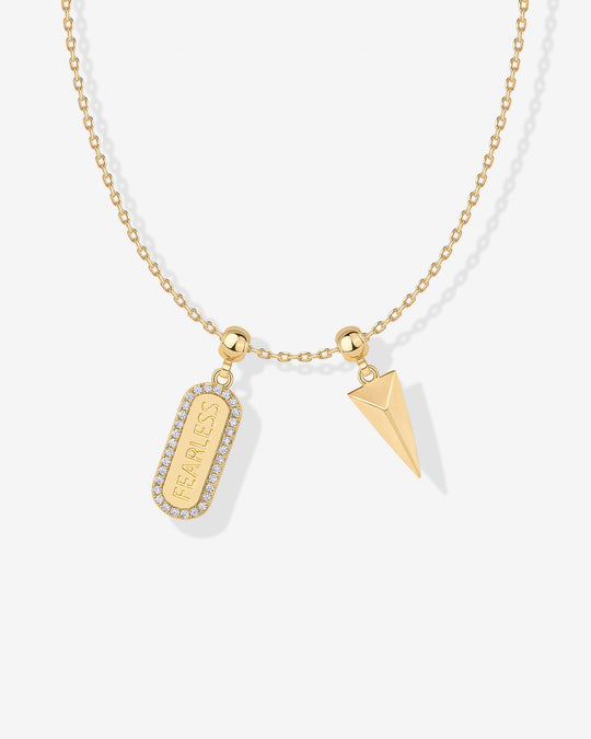 Fearless Mood Charm Necklace