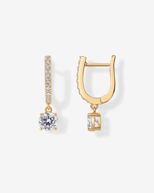 Bridal Huggie Earrings