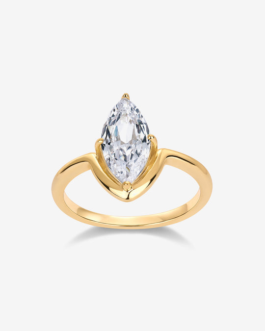I Love Love Marquise Ring