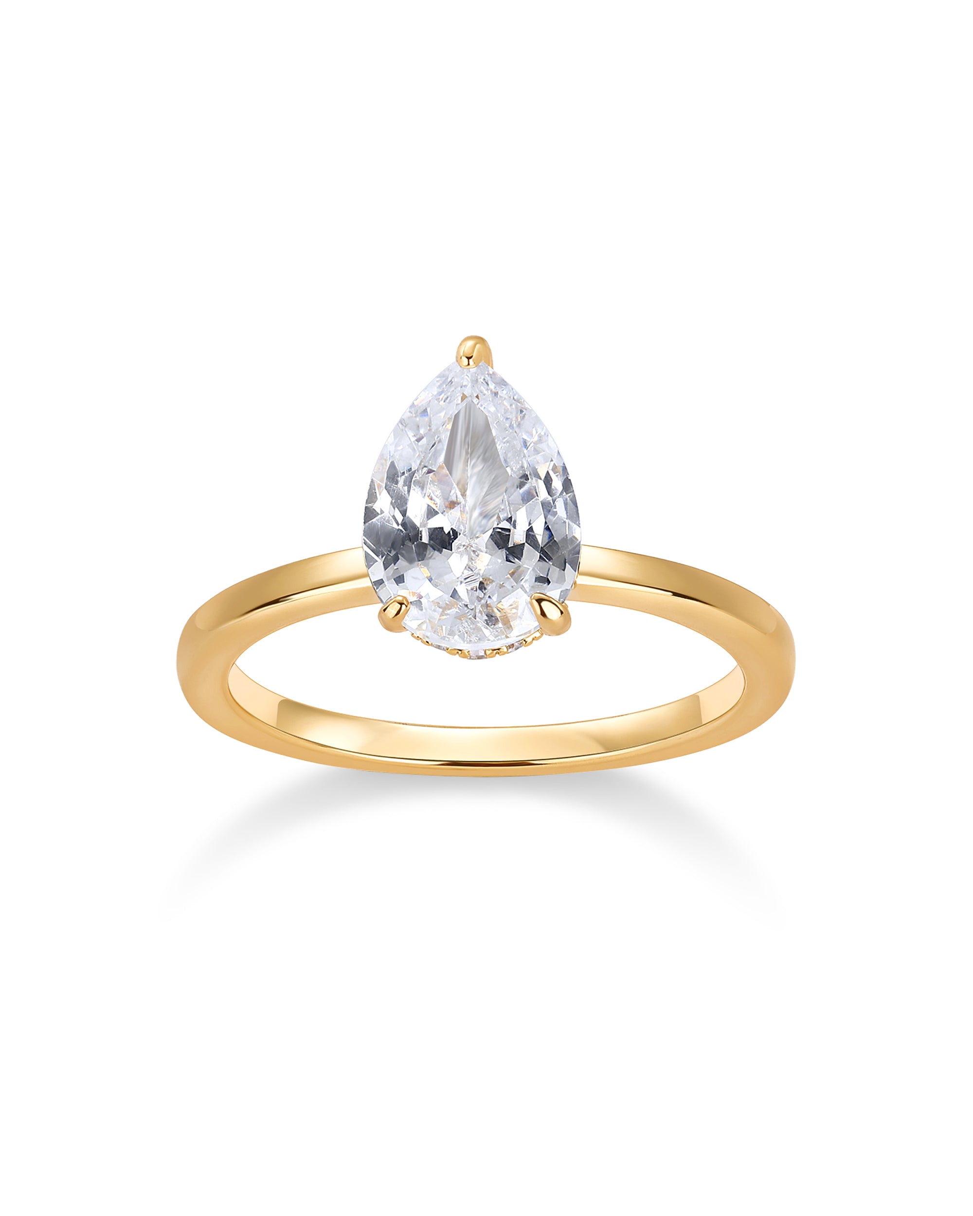 14k Gold Tennis Bracelet Cubic Zirconia Toi Et Moi Fake Engagement