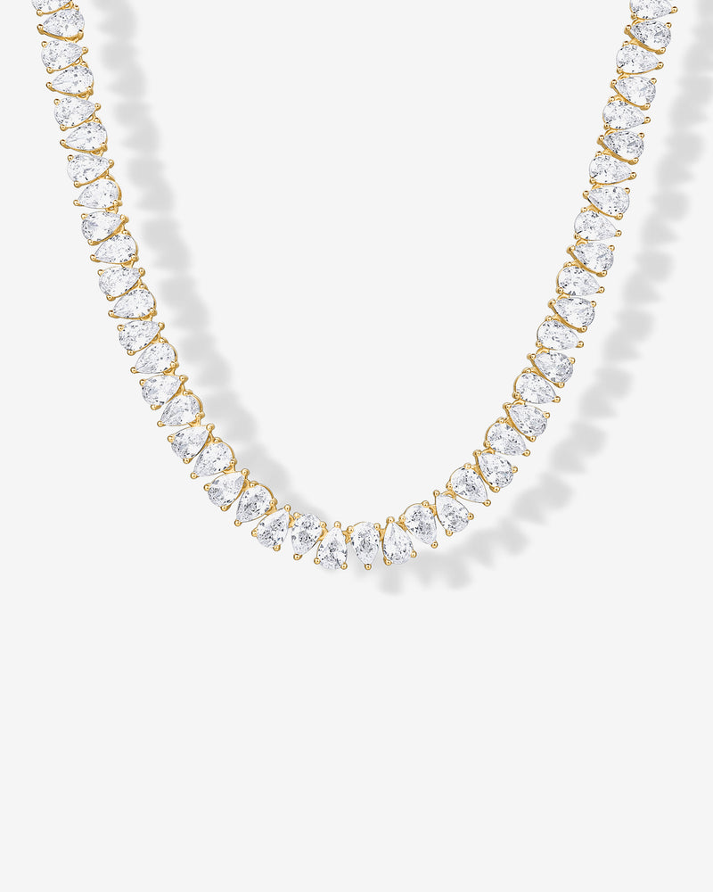 Pear Tennis Necklace