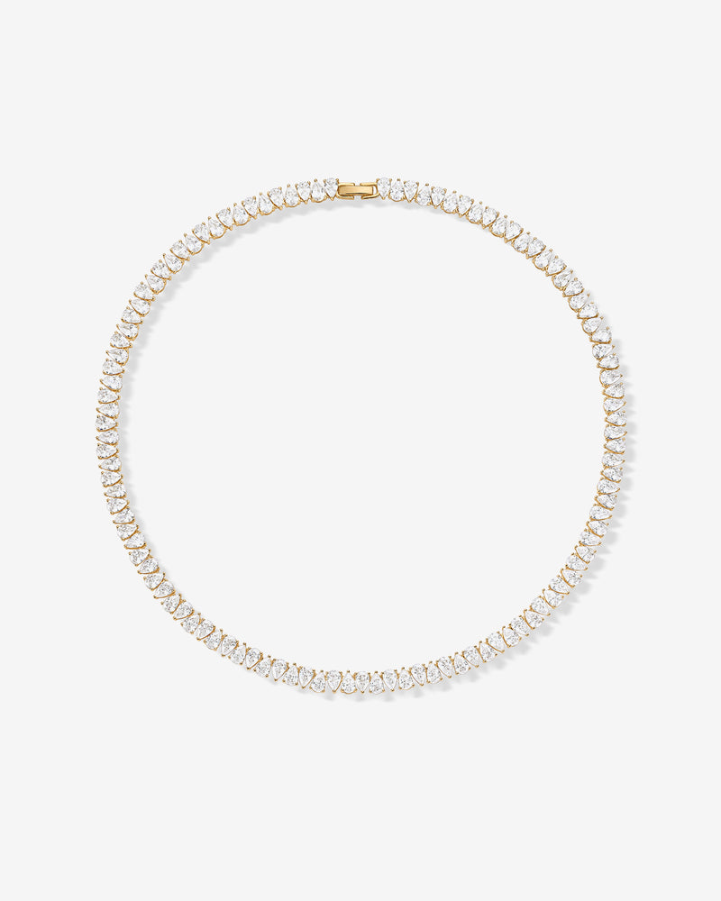 Pear Tennis Necklace