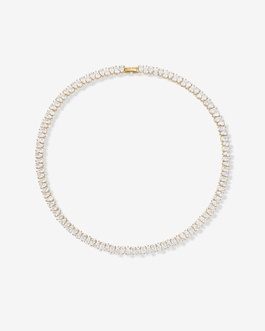 Pear Tennis Necklace