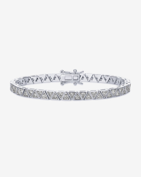 Trillion Cut Tennis Bracelet