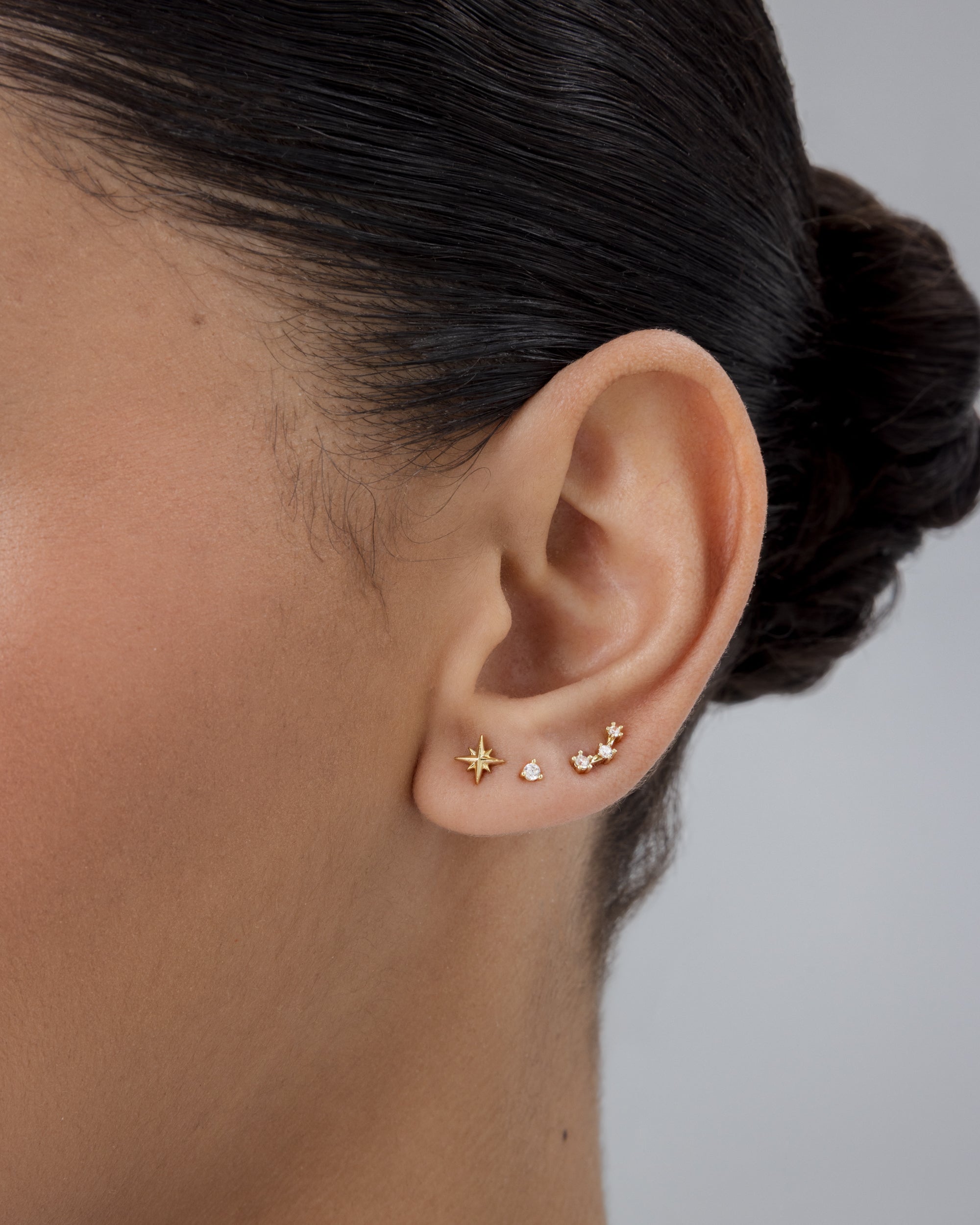 人気ブランド【PAVOI】North Star Stud Flat Backピアス North Star Flat Back Stud Earrings – PAVOI