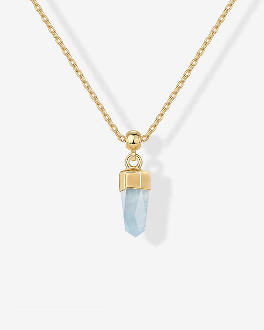 Dainty Crystal Charm Pendant Necklace
