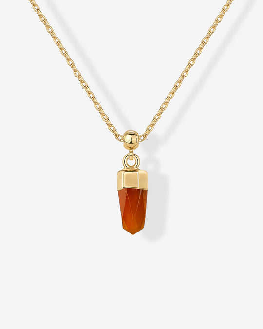 Dainty Crystal Charm Pendant Necklace