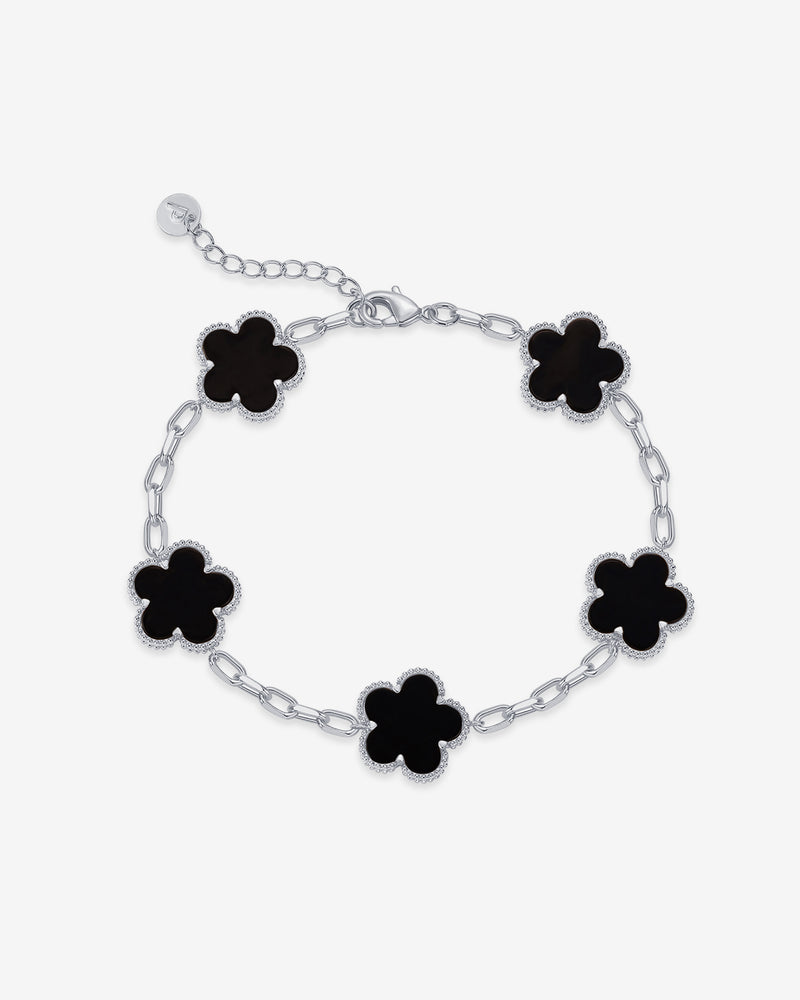 Gemstone Clover Bracelet