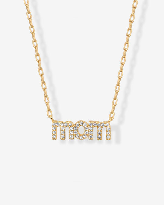 Mom Pendant Necklace