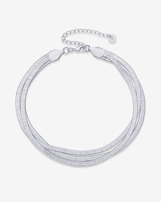 Snake Chain Trio Anklet