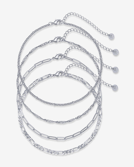 Four Chains Anklet Pack