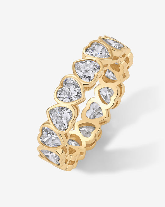 Eternal Heart-Cut Eternity Ring