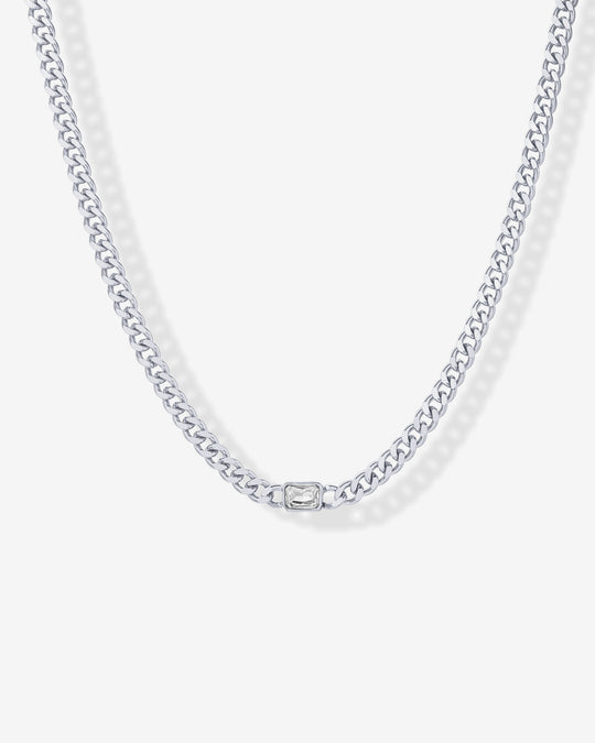 CZ Cuban Link Chain Necklace