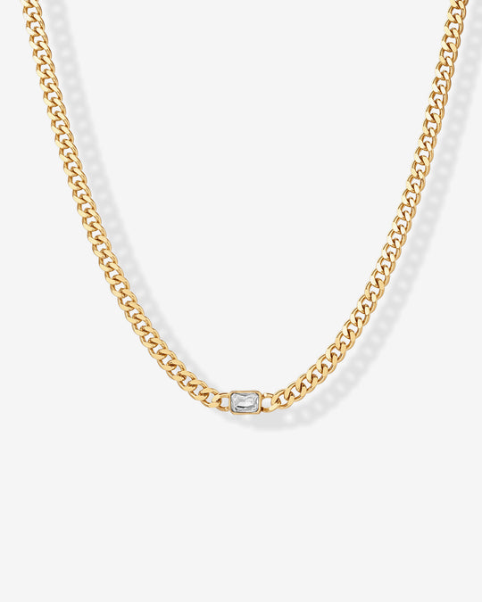 CZ Cuban Link Chain Necklace