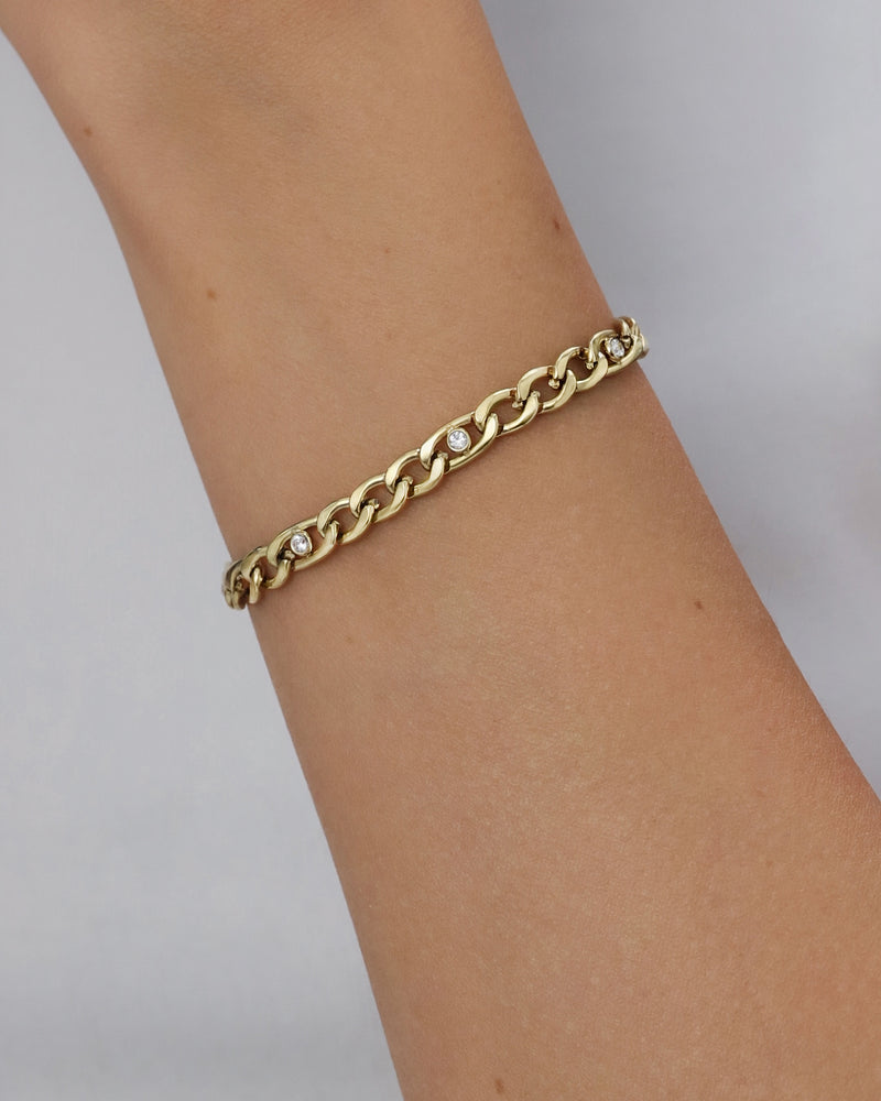 Waterproof Curb Chain Bracelet