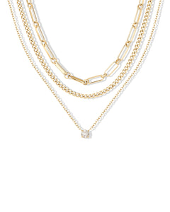 Waterproof Layered Chain Necklace