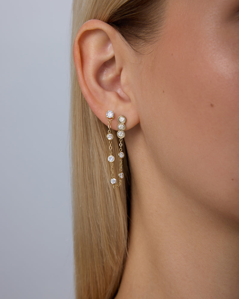 Waterproof Long Drop Earrings