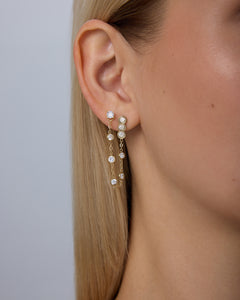 Waterproof Long Drop Earrings