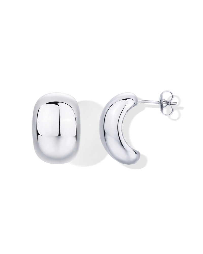 Waterproof Dome Hoop Earrings