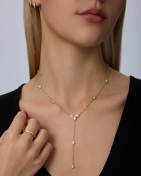 Waterproof Long Lariat Necklace
