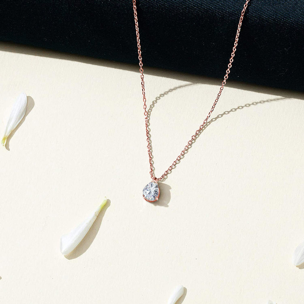 Pear Pendant  Necklace 