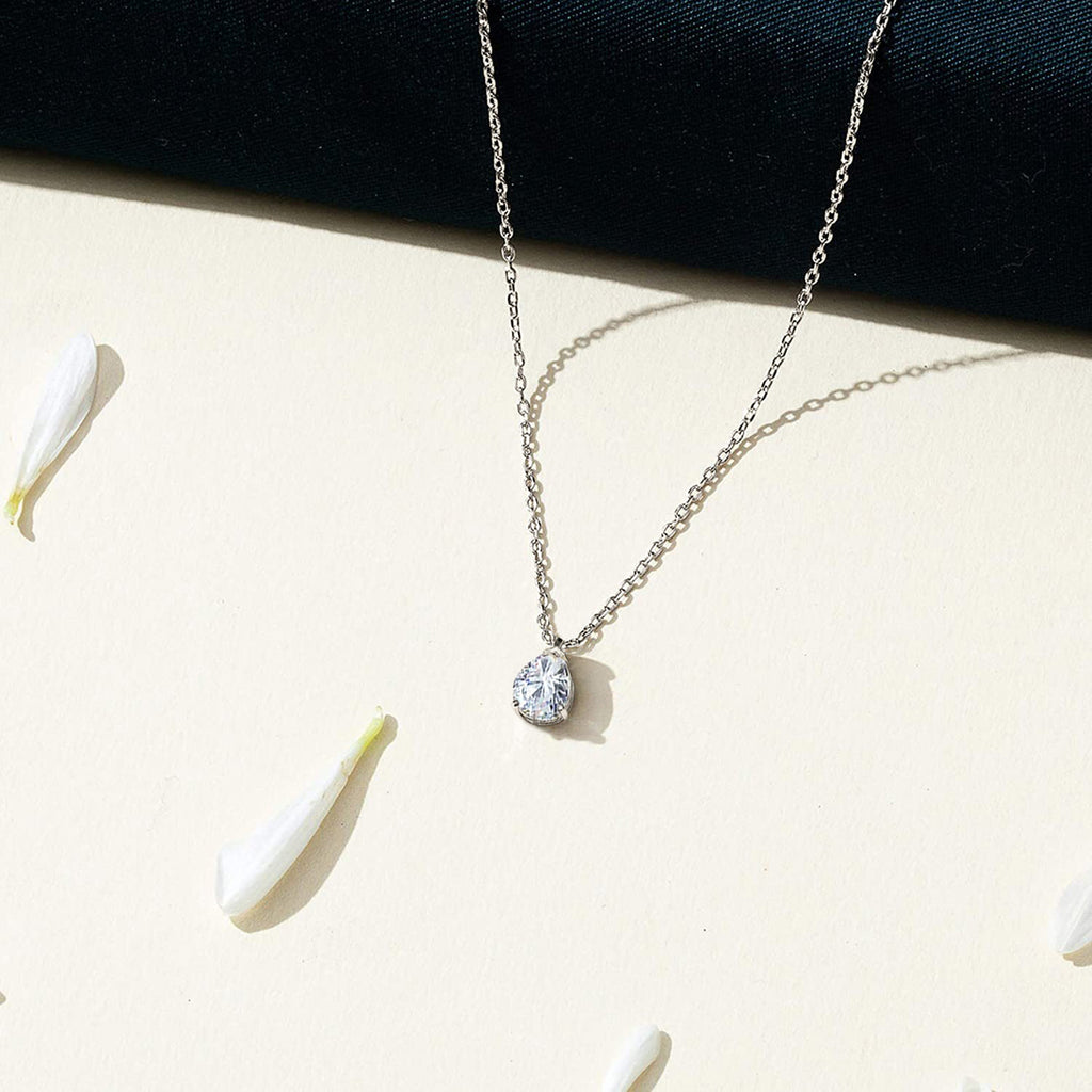 Pear Pendant  Necklace 