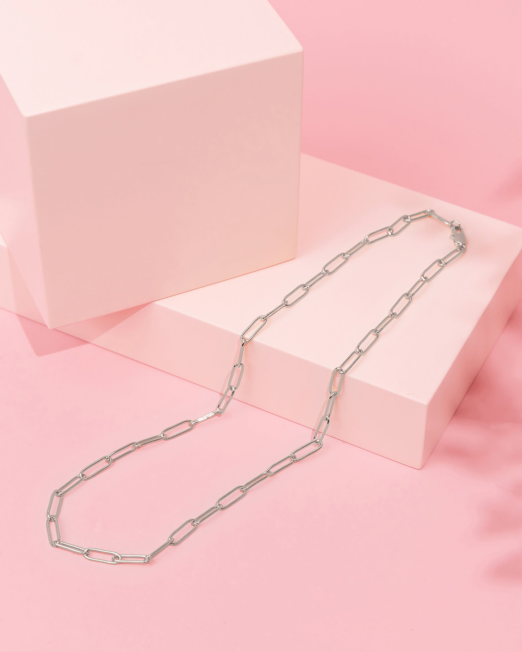 Paperclip Chain Necklace – PAVOI