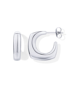 Waterproof Chunky Square Hoop Earrings