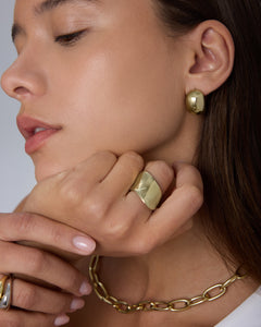 Waterproof Dome Hoop Earrings
