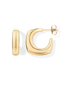 Waterproof Chunky Square Hoop Earrings