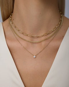 Waterproof Layered Chain Necklace