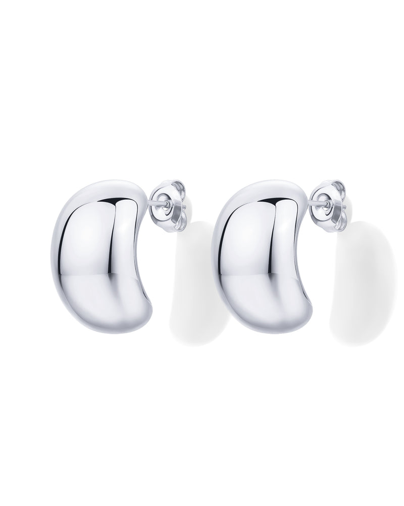 Waterproof Dome Hoop Earrings