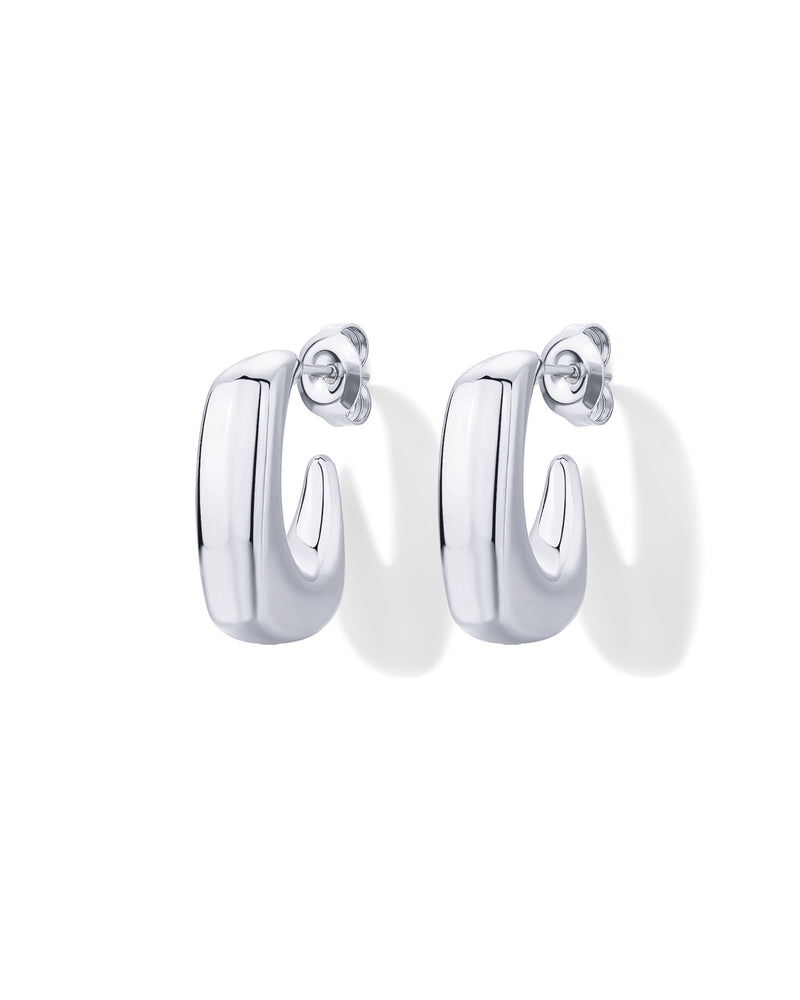 Waterproof Chunky Square Hoop Earrings