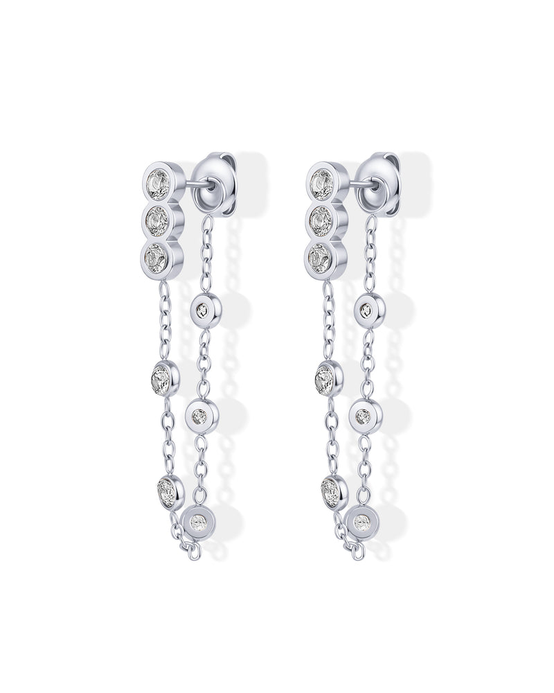 Waterproof Long Drop Earrings