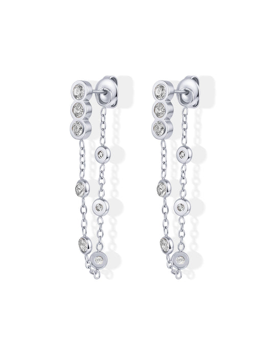 Waterproof Long Drop Earrings