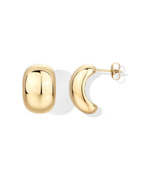Waterproof Dome Hoop Earrings