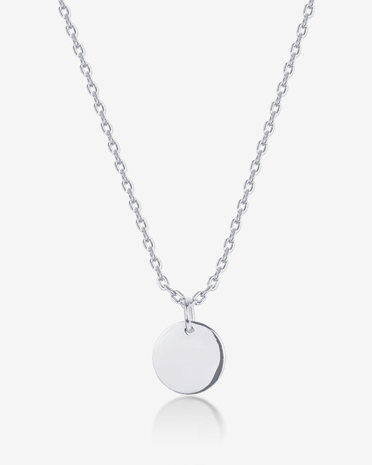 Disc Pendant Necklace