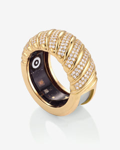 Alternating Pavé Twist Fitness Ring Cover