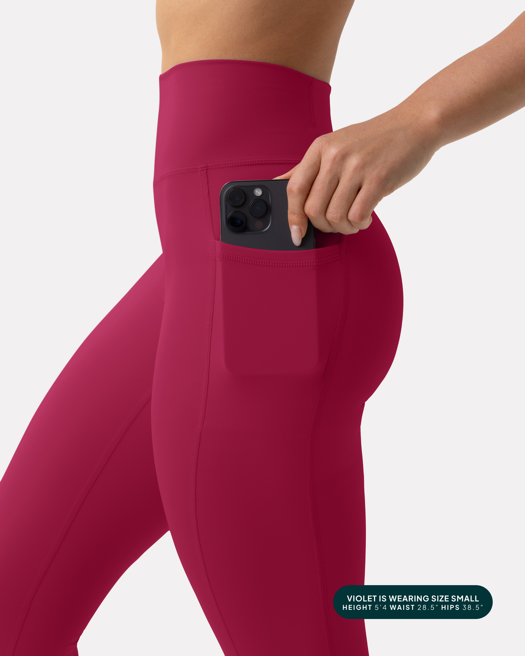 High-Waisted Butt Lifting Full-Length Leggings with Pockets – PAVOI