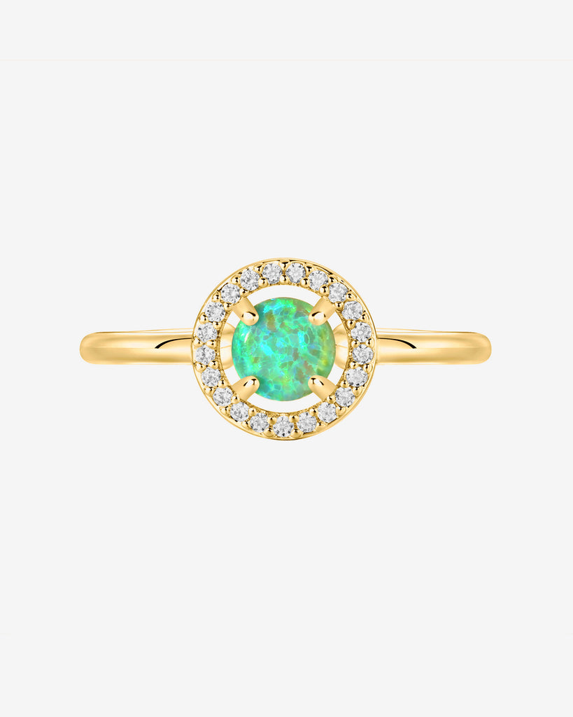 #Variant_Yellow Gold Green Opal