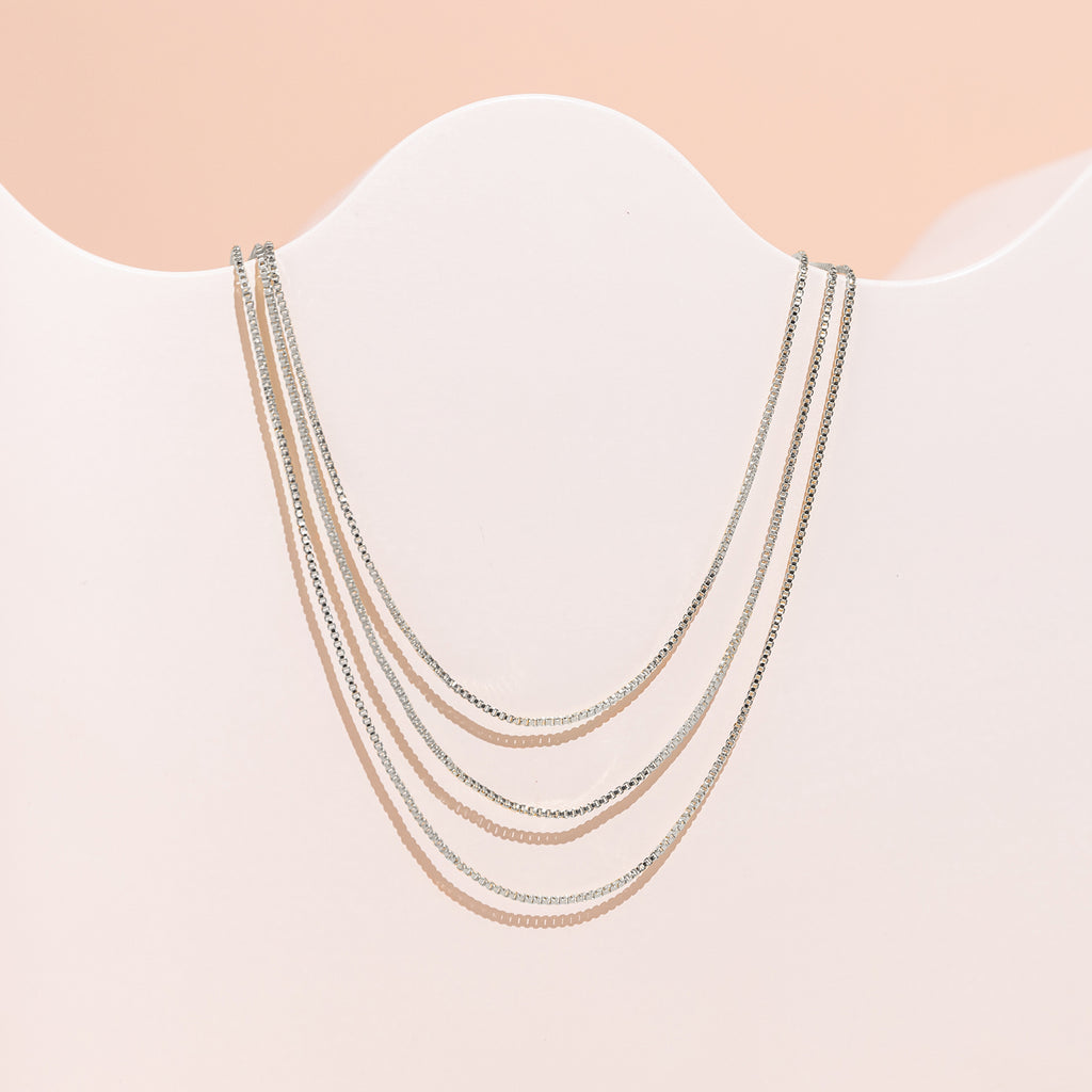 Three Layered Chain Necklace  Necklace 