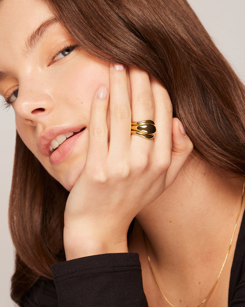 Domed Statement Rings Pack   