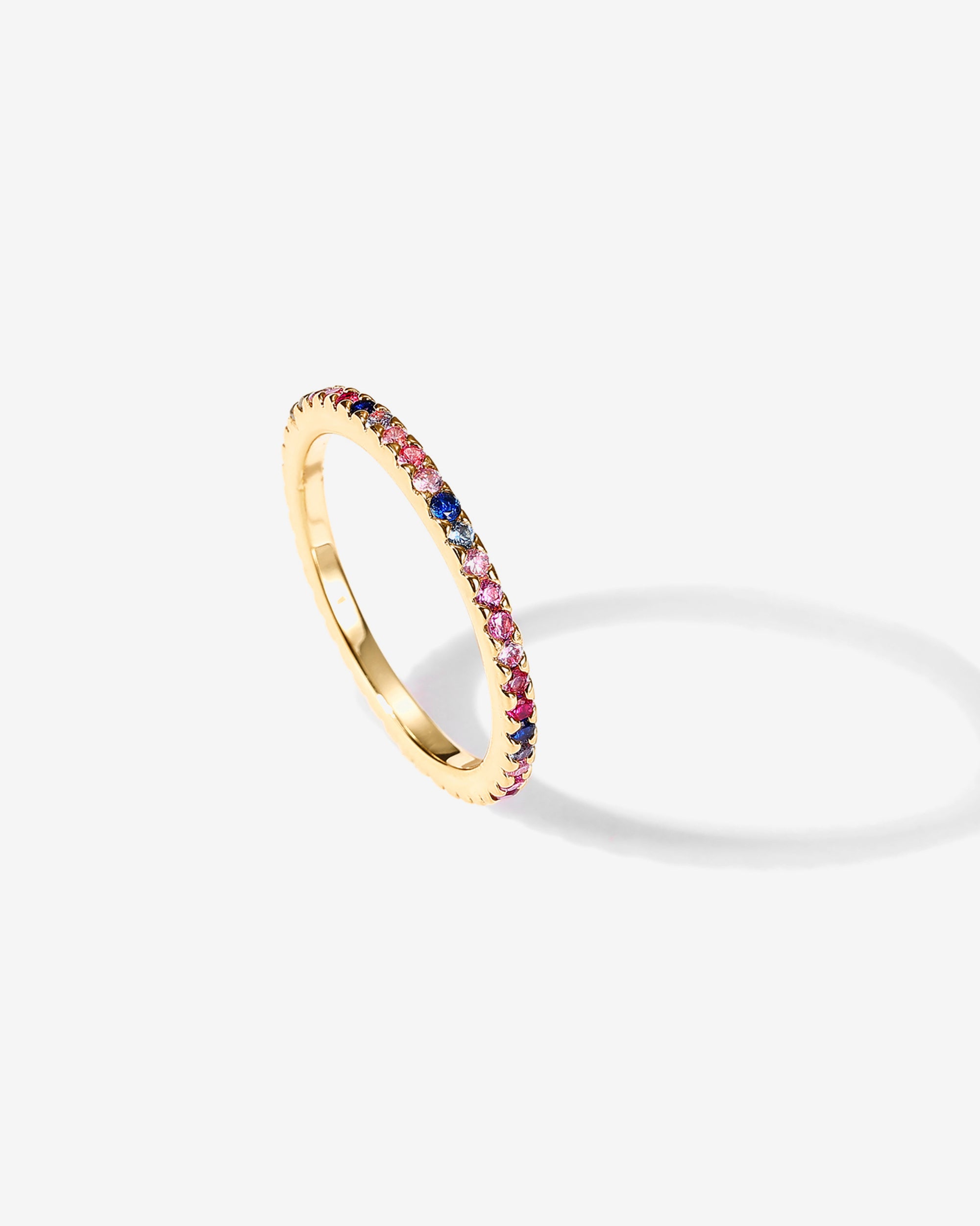 Mila Eternity Band | Pavoi Jewelry | Dainty Stackable Rings