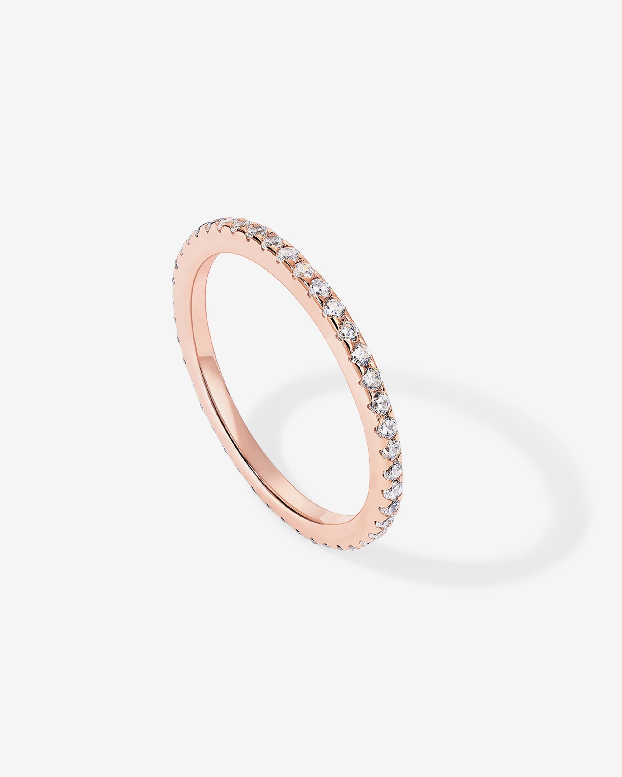 Mila Eternity Band | Pavoi Jewelry | Dainty Stackable Rings