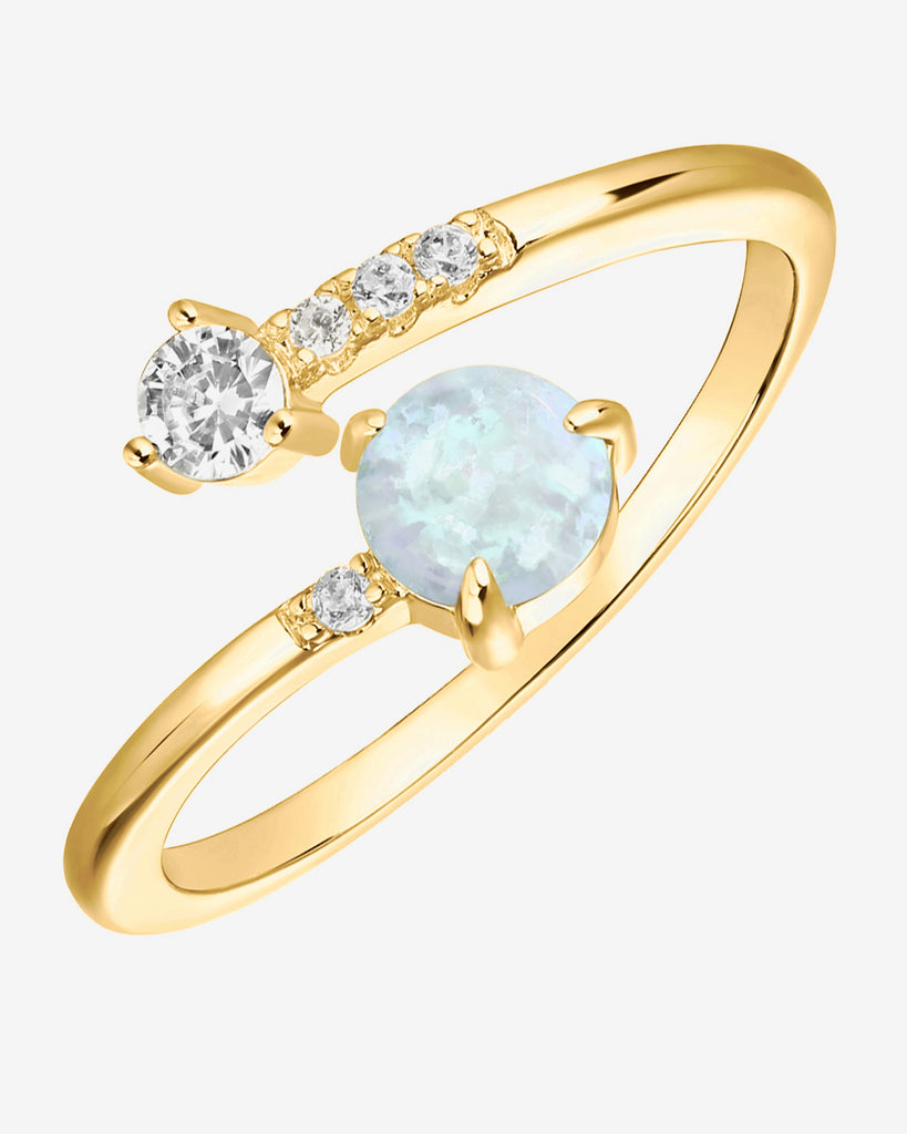 #Variant_Yellow Gold White Opal