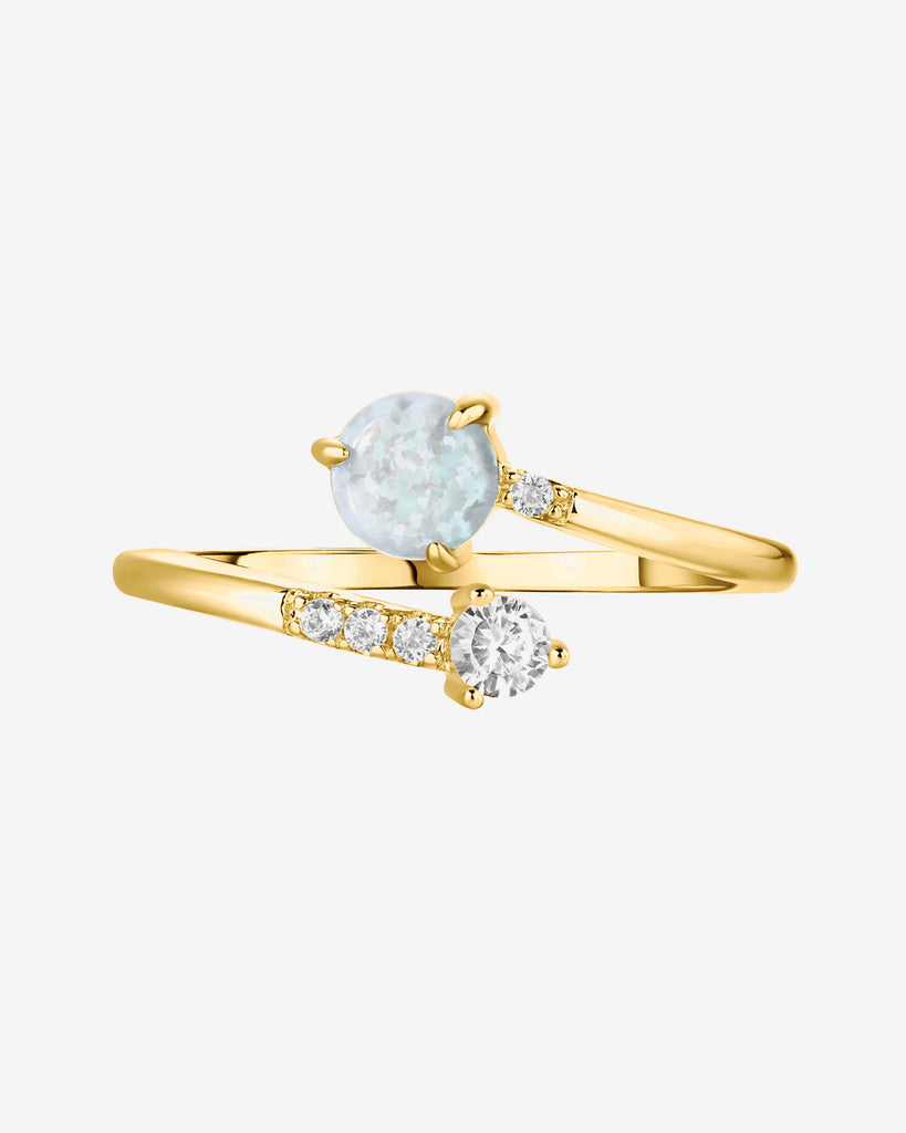 #Variant_Yellow Gold White Opal